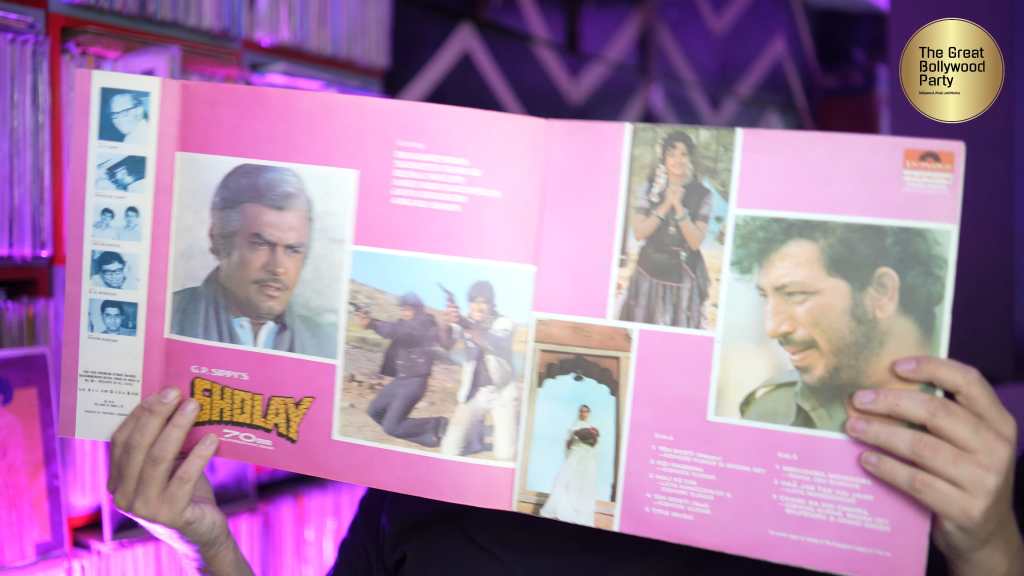 Close Up The Sholay Trifold Bollywood LP